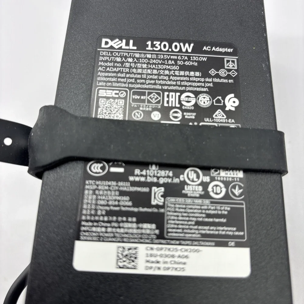 GENUINE Dell USB-C Docking Station WD19/S K20 With Dell 130W AC Power Adapter